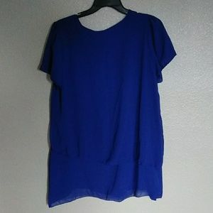 See through layer top blue